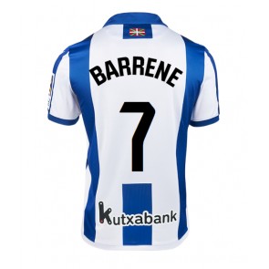 Real Sociedad Ander Barrenetxea #7 Domaci Dres 2024-25 Kratak Rukavima